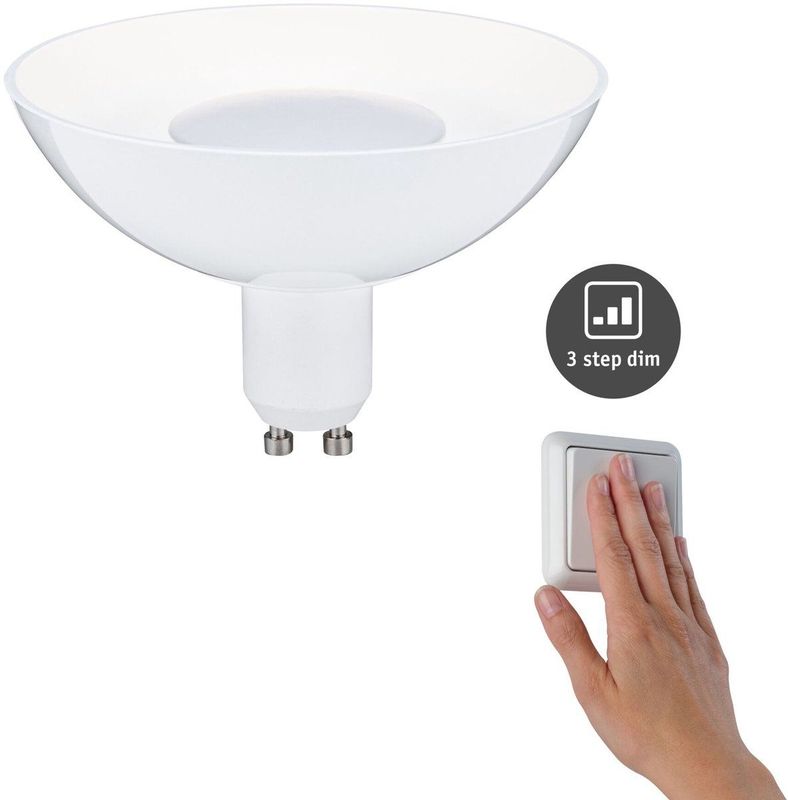 LED Reflectorlamp - Wit - Dimbaar - 3-Staps Dimbaarheid