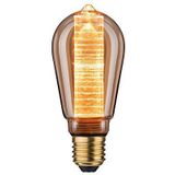 Paulmann 28830 LED lamp InnerGlow 120lm 3,6 Watt dimbare verlichting goud vintage glas 1800 K E27