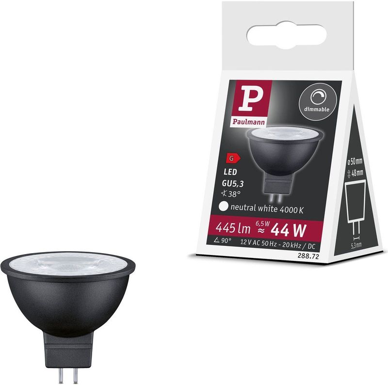 Paulmann - Reflectorlamp - Neutraal Wit - 4000 Kelvin - RAL Materiaalkleuren