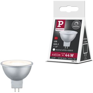 Paulmann - GU5,3-Reflector - Chroom Mat - LED - Eye Friendly