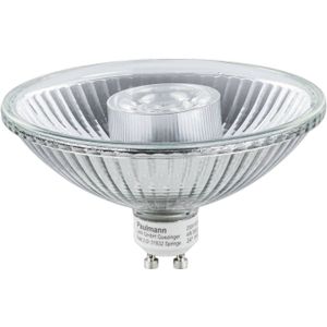 Paulmann 28901 QPAR111 LED-reflectorlamp, dimbaar, 6,5 W, warmwit, zilver, verlichtingssysteem 2700 K, GU10