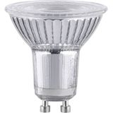 Paulmann 28983 standaard 230V LED reflector GU10 7W 230V 550lm 50mm zilver glas 2700K - warmwit verlichtingsmiddel