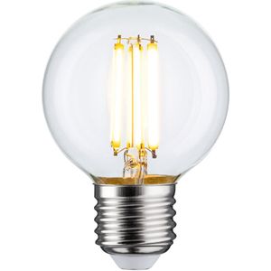 Paulmann - Filament LED Globe G60 E27 806lm 7W 2700K Dimbaar - Wit Glas