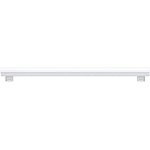 Paulmann 28992 standaard 230 V led-buis S14s 230 V 8 W 800 lm dimbaar 30 mm satijn kunststof 2700 K - lamp warm wit