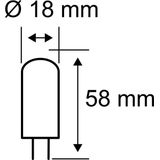 Paulmann - Stiftfitting - Warmwit - LED - Compact