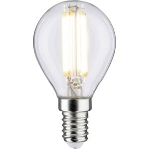 Paulmann 29073 filament 230V LED kogellamp E14 230V 5,9W 806lm dimbaar 45mm helder glas 2700K - warmwit
