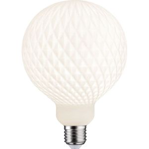 LED Lampion - Warm Licht - Mat Wit Glas - E27-fitting