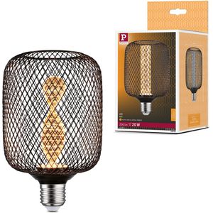 LED-Verlichtingsmiddel - Metallic Glow - Zwart - Metalen Mand - E27 Fitting