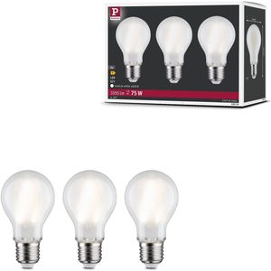 Paulmann - Lampen - Wit - LED - E27 - 3x9W