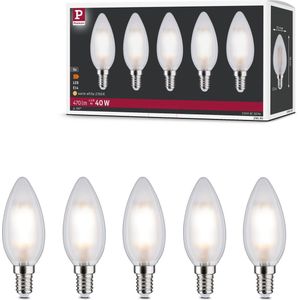 Paulmann - Filament LED Lamp - Warmwit - E14 Fitting - 5x4,8W
