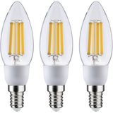 Paulmann - LED Kaarslampen - Warmwit - Set van 3 - E14 Fitting