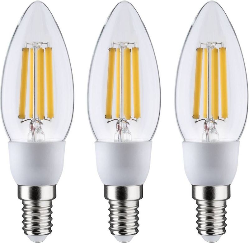 Paulmann - LED Kaarslampen - Warmwit - Set van 3 - E14 Fitting