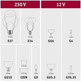 Paulmann - LED-Reflectoren - Set van 3 - 2700 K - 3x4,2 W - GU4 Fitting