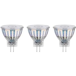 Paulmann 29140 LED-lamp Energielabel F (A - G) GU4 4.2 W Warmwit (Ø x h) 35 mm x 38 mm 3 stuk(s)