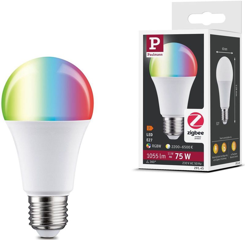 Zigbee 3.0 - Lichtmiddel - RGBW - 1055 Lm - E27 Fitting