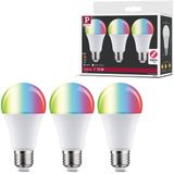Set van 3 Zigbee 3.0 Lampen - RGBW - 806 Lumen - E27-Fitting