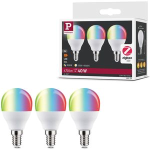 Paulmann - LED Lamp - Set van 3 - RGBW+ - 3x5W - E14 Fitting