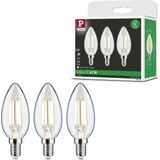 Eco-Line - Kaarslampen - Set van 3 - 3000 K - 3x2,5 W - E14 Fitting