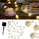 Pauleen 48074 Sunshine Glamour lichtketting op zonne-energie Marokkaans zilver voor buiten - balkon of terras