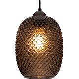 Pauleen Glamour hanglamp van gerookt glas