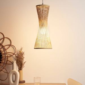 Pauleen Woody Glow Hanglamp - E27 - 20W - Ø17cm - Rotan