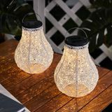 Pauleen 48303 LED-lantaarn op zonne-energie Sunshine Blaze wit IP44 lamp op zonne-energie