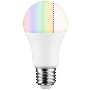 Paulmann 50124 LED lamp standaardvorm Smart Home Zigbee RGBW 9,3 watt dimbaar spaarlamp mat verlichting lampen 2700 K E27