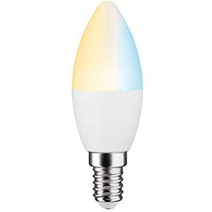 Paulmann 50126 LED lamp kaars Smart Home Zigbee tunable white 5 watt dimbaar spaarlamp mat verlichting lampen 2700 K E14
