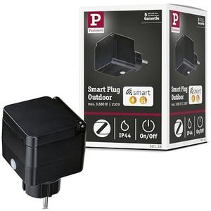 Paulmann - Zigbee Smart Plug - Tussenstekker - Zwart - IP44