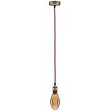 Neordic Pendelleuchte Eldar E27 max. 60W Rot Nickel geb&#252;rstet...