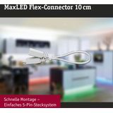 MaxLED - Verbindingskabel - 10 cm - Wit - 5-polig - Voor 24 V