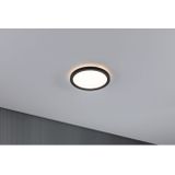 LED Panel Atria Shine Backlight rund 190mm 3000K Schwarz