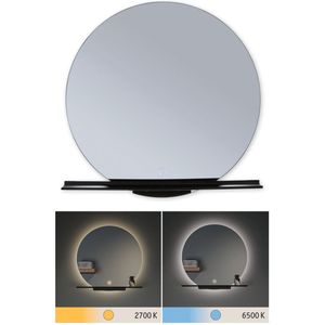 Miro - LED-verlichte Spiegel - IP44 - Wit - Aanraakschakelaar