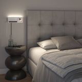 Serra - LED Leeslamp - Zwart - USB Poort - Dimbare Achtergrondverlichting