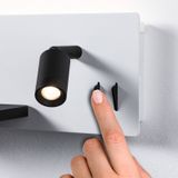 Serra - LED Leeslamp - Zwart - USB Poort - Dimbare Achtergrondverlichting