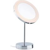 Paulmann - 71150 - LED Cosmetische Spiegel - Wit - IP44 Spatwaterdicht, 3-voudige Vergroting, 55lm, 4W