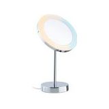 Paulmann - 71150 - LED Cosmetische Spiegel - Wit - IP44 Spatwaterdicht, 3-voudige Vergroting, 55lm, 4W