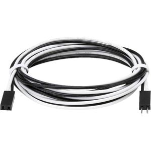 Paulmann 78416 LumiTiles toebehoren kabel IP44 65cm max. 12 W warmwit zwart spatwaterbescherming kunststof verbindingskabel 2700 K