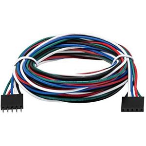 Paulmann 78422 LumiTiles toebehoren kabel IP44 205cm max. 12 W RGBW kleurbesturing zwart spatwaterbescherming kunststof verbindingskabel