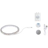 LED Strip - Warmwitte - 1 Meter - Batterijvoeding - Bewegingssensor
