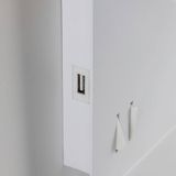 Paulmann LED Wandleuchte »Merani Grau/Weiß max 1x40W/3W E27 Stoff/Metall«, 2 flammig, Leuchtmittel E27  LED fest integriert-ohne Leuchtmittel, E27