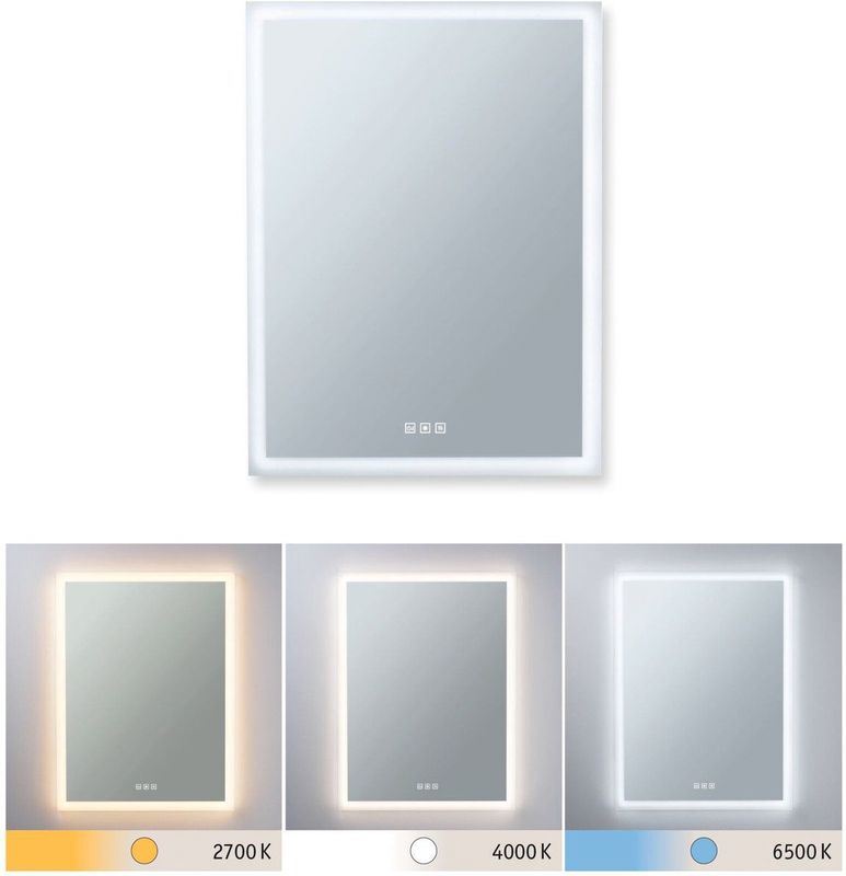 Paulmann - Mirra LED Spiegel - Wit - 60x80 cm - IP44