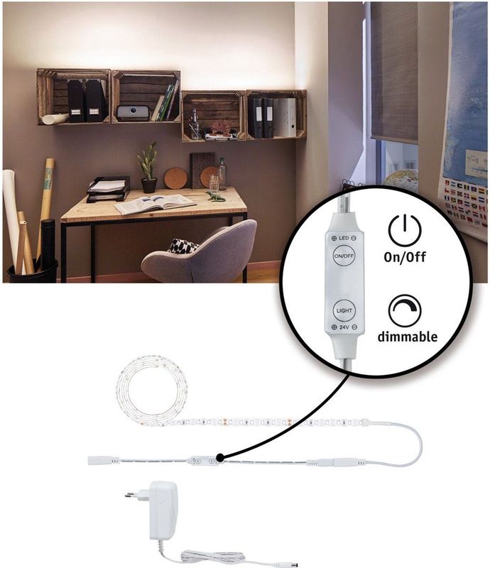 Paulmann - Power LEDstrip - Neutraal Wit - 1,5 Meter - 1100lm/m