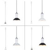 Paulmann 79522 Neordic hanglamp Runa max. 20 W dimbaar wit, grijs woonkamer metaal verlichtingssysteem GU10