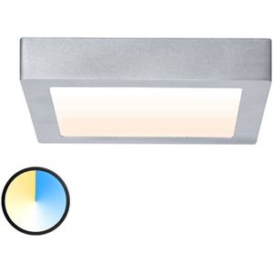 Paulmann Carpo LED plafondlamp chroom 22,5x22,5cm