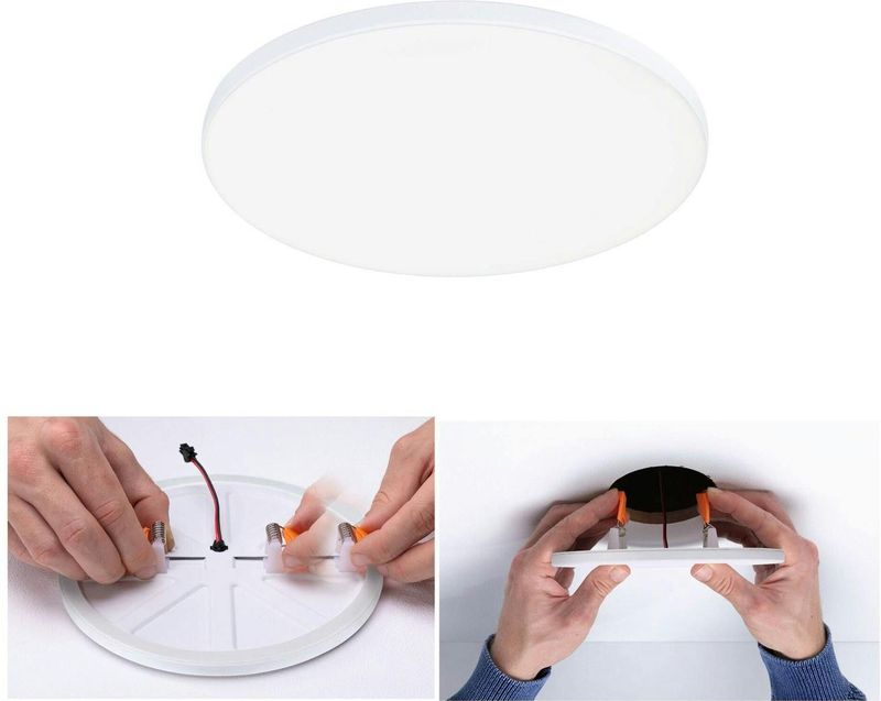 Veluna - VariFit Edge - LED-inbouwarmatuur - Wit - Kunststof - IP44 Bescherming