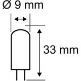 Paulmann 84399 Halogeen-lamp Energielabel G (A - G) G4 Stiftfitting 20 W Warmwit (Ø X H) 9 Mm X 33 Mm 1 Stuk(s)