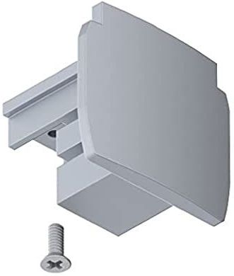 Paulmann - 91382 - ProRail3 Connector Eindkap - Zilver - Kunststof - 1-Pack