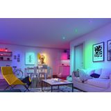 Base - Inbouwspots - Staal Geborsteld - 3x4,9W - RGBW-Zigbee 3.0