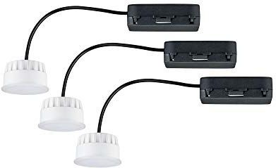 Paulmann - 92478 - LED Inbouwlamp - Wit - Set van 3 - 3x6,5W - 2700K